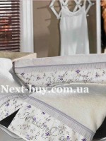Набір бамбукових рушників Maison D'or Roses 3шт ніжно-рожевий - Зображення 6