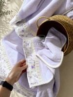 Набор бамбуковых полотенец Maison D'or Roses Lilac 3шт сиреневый — изображение 2