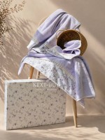 Набор бамбуковых полотенец Maison D'or Roses Lilac 3шт сиреневый