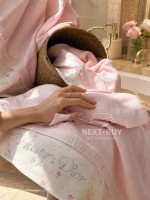 Набор бамбуковых полотенец Maison D'or Roses 3шт розовый