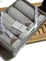 Набор кухонных полотенец Maison D'or Jacquard naturelle 4шт 100% хлопок — изображение 4