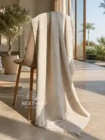 Maison D'or Hawaii хлопковое полотенце для бани, сауны 85х150см stone — изображение 3