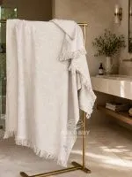 Maison D'or Hawaii хлопковое полотенце для бани, сауны 85х150см stone — изображение 6