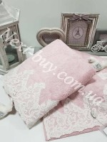 Набір бамбукових рушників Maison D'or Jasmin 50х100см 2шт рожевих