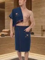 Maison D`or Sauna Dufour набір для сауни чоловічий темно-синій