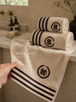Maison D'or Delon Beige Cotton чоловічий набір рушників бежевий - Зображення 5