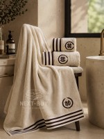 Maison D'or Delon Beige Cotton чоловічий набір рушників бежевий