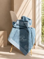 Maison D'or Delon Blue-GreyCotton чоловічий набір махрових рушників блакитний