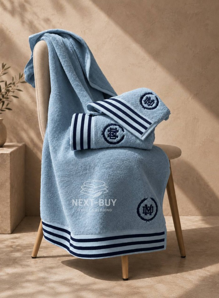 Maison D'or Delon Cotton blue-navy набор полотенец для мужчин — изображение 6
