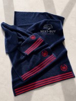 Maison D'or Delon Navy / Red Cotton набір рушників для чоловіків темно-синій з червоним - Зображення 7