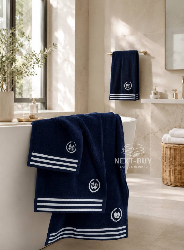Maison D'or Delon Cotton набор полотенец для мужчин темно-синий — изображение 4