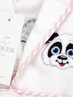 Maison D`or Luna Enfants Панда дитячий махровий халат з тапочками - Зображення 6