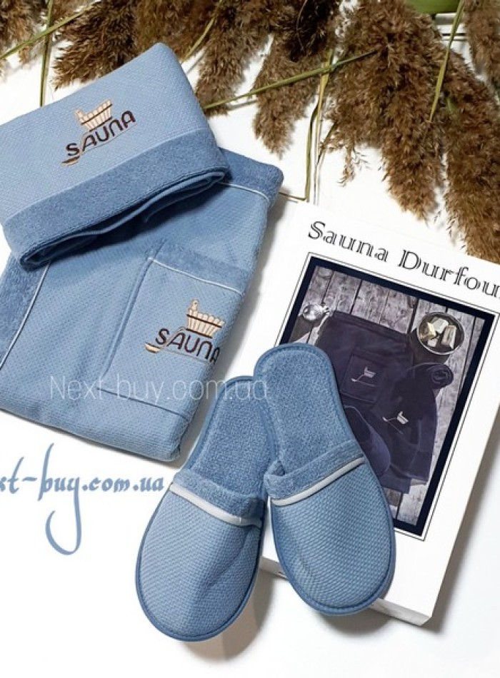 Maison D`or Sauna Dufour набір для сауни чоловічий blue - Зображення 2