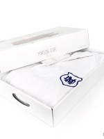 Maison Dor Sports халат подростковый с капюшоном белый — изображение 6