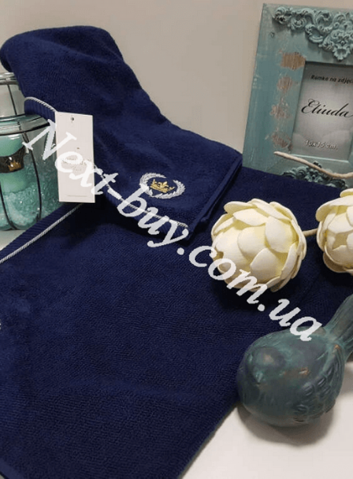 Maison D'or Pierre Loti махровий рушник сауна синій - Зображення 8