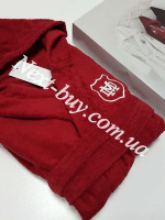 Maison Dor Sports халат подростковый с капюшоном красный
