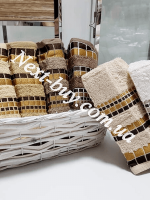 Cestepe Kare Vip Cotton набор банных полотенец 6шт. 70х140
