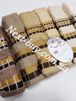 Cestepe Kare Vip Cotton набор банных полотенец 6шт. 70х140 — изображение 4