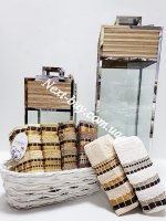 Cestepe Kare Vip Cotton набор банных полотенец 6шт. 70х140 — изображение 2