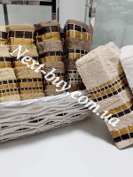 Cestepe Kare Vip Cotton набор банных полотенец 6шт. 70х140 — изображение 3