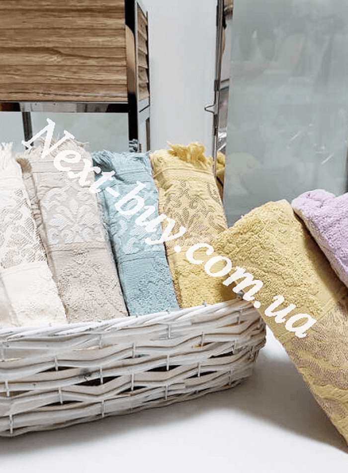 Cestepe Nazli Cotton набор махровых полотенец 6шт. 50х90 — изображение 3