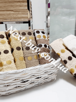 Cestepe Puanli Vip Cotton набір банних рушників 6шт. 70х140