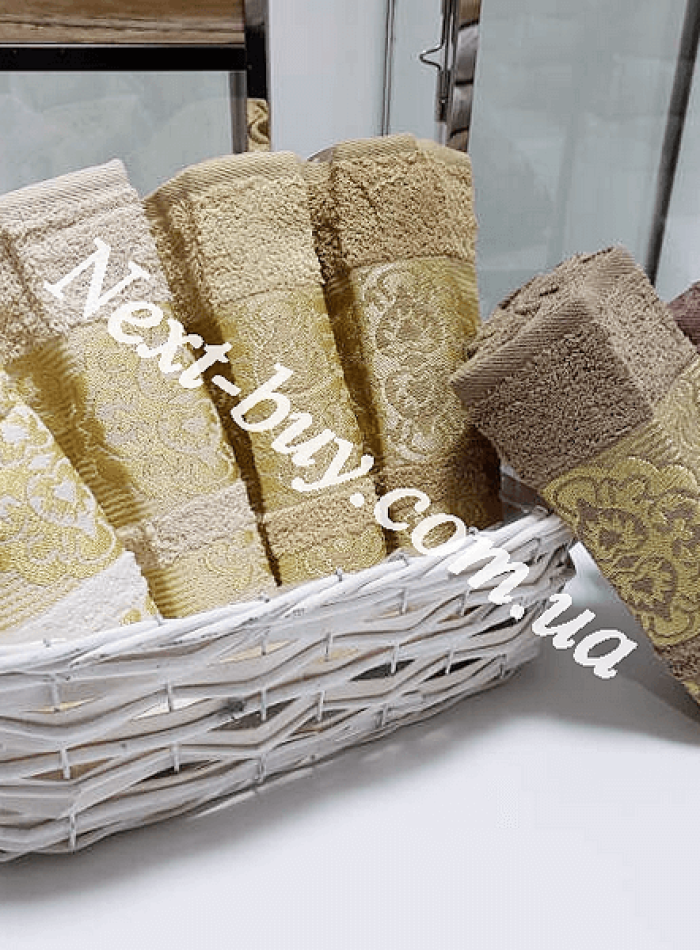 Cestepe Surma Cotton набір банних рушників з вишивкою 6шт. - Зображення 3
