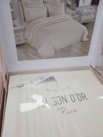 Maison D'or Paris Eva Caroline purple покривало, постільна білизна з наволочками сатин-жаккард