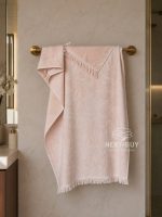 Maison D'or Hawaii хлопковое полотенце для бани, сауны 85х150см pudra — изображение 7