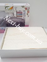 Cestepe простынь хлопок евро 200X220 кремовый — изображение 4