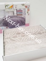 Cestepe простынь хлопок евро 200X220 кофейный — изображение 5