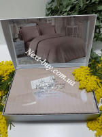 Maison D'or New Rails Double beige постільна білизна Maison 200x220см сатин бежевий - Зображення 7