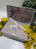 Maison D'or New Rails Double beige постільна білизна Maison 200x220см сатин бежевий - Зображення 4