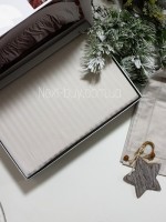 Maison D'or New Rails Double Gray постельное белье 200x220см сатин жаккард серый