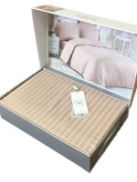 Maison D'or New Rails Double beige постільна білизна Maison 200x220см сатин бежевий - Зображення 8