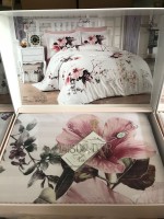 Maison Dor Alita pink постельное белье 200x220см сатин жаккард — изображение 2