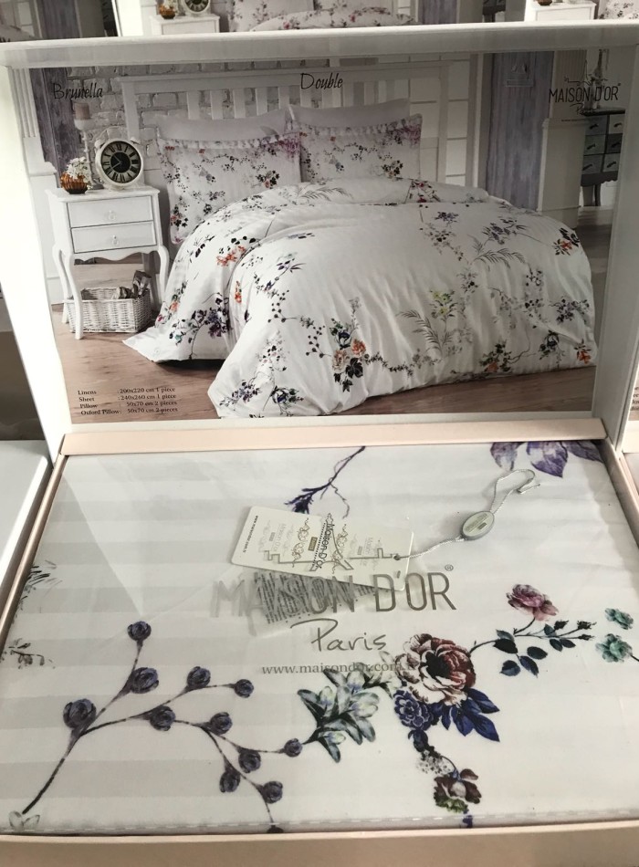Maison Dor Brunella постельное белье 200x220см сатин жаккард — изображение 5