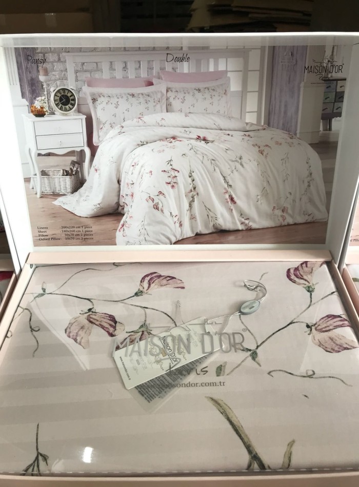 Maison Dor Pansy постельное белье 200x220см сатин жаккард — изображение 2