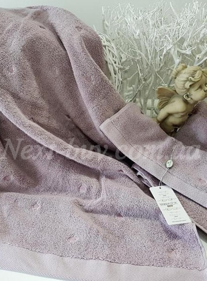 Maison D'or Soft Hearts Cotton набір рушників бавовна фіолетовий - Зображення 4