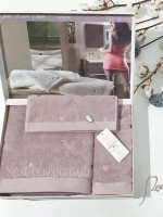 Maison D'or Soft Hearts Cotton набір рушників бавовна фіолетовий - Зображення 2