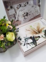 Maison Dor Alita beige постельное белье 200x220см сатин жаккард — изображение 3