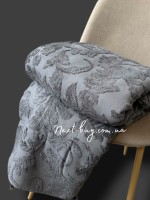 Maison D'or Paris Sanda Bedspread махрове простирадло-покривало 220х240 з бахромою бавовна antrasit - Зображення 5