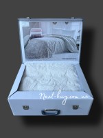 Maison D'or Paris Sanda Bedspread махрове простирадло-покривало з бахромою бавовна крем 220x240 - Зображення 6