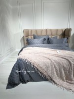 Maison D'or Paris Sanda Bedspread махрове простирадло-покривало 220х240 з бахромою бавовна пудра - Зображення 5