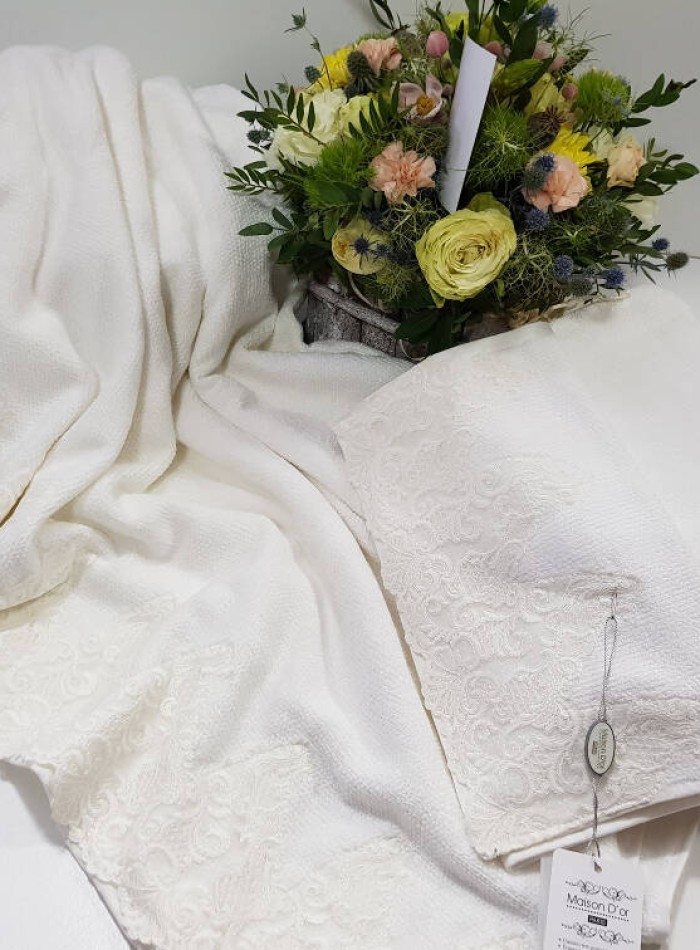 Maison D'or New Trendy Jasmin Cotton набор полотенец хлопок крем — изображение 2
