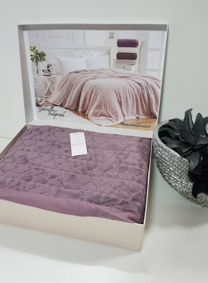 Maison D'or Paris Gabrielle Bedspread махровая простынь хлопок фиолетовый — изображение 6