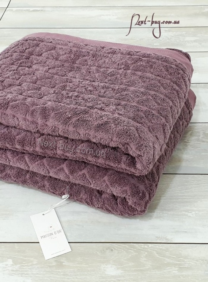 Maison D'or Paris Gabrielle Bedspread махровая простынь хлопок фиолетовый — изображение 3