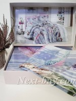 Maison Dor Riva grey постільна білизна 200x220см сатин - Зображення 3