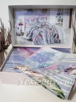Maison Dor Riva grey постільна білизна 200x220см сатин