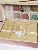 Deco Bianca JK 16-04 Kus Yesili постельное белье сатин жаккард 200x220 см — изображение 2